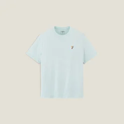 Jules Tee shirt matière flammée broderie poitrine- T-shirt