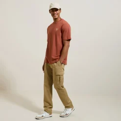 Jules Tee shirt matière flammée broderie poitrine- T-shirt