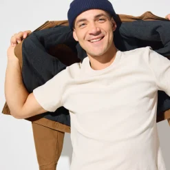 Jules Tee shirt matière gaufrée- T-shirt