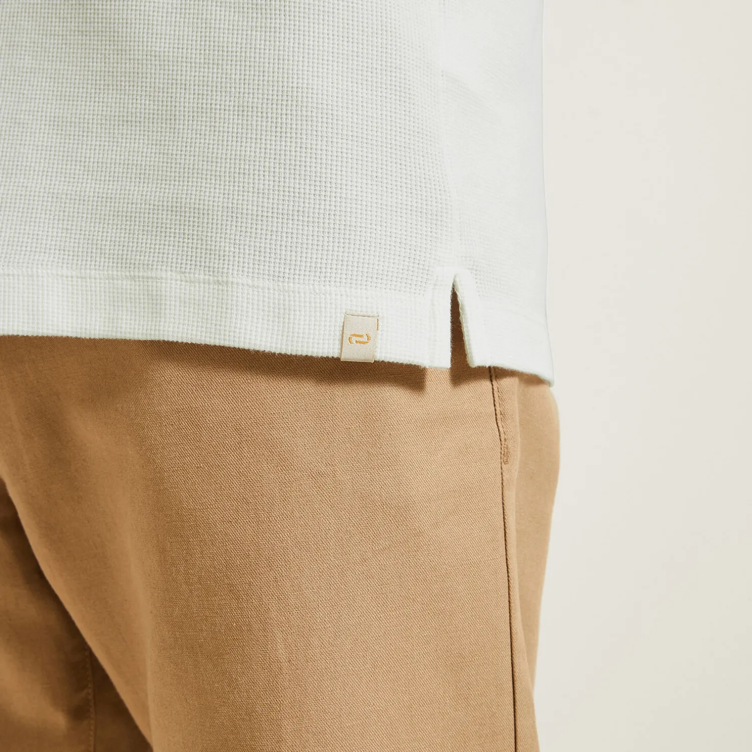 Jules Tee shirt matière gaufrée- T-shirt