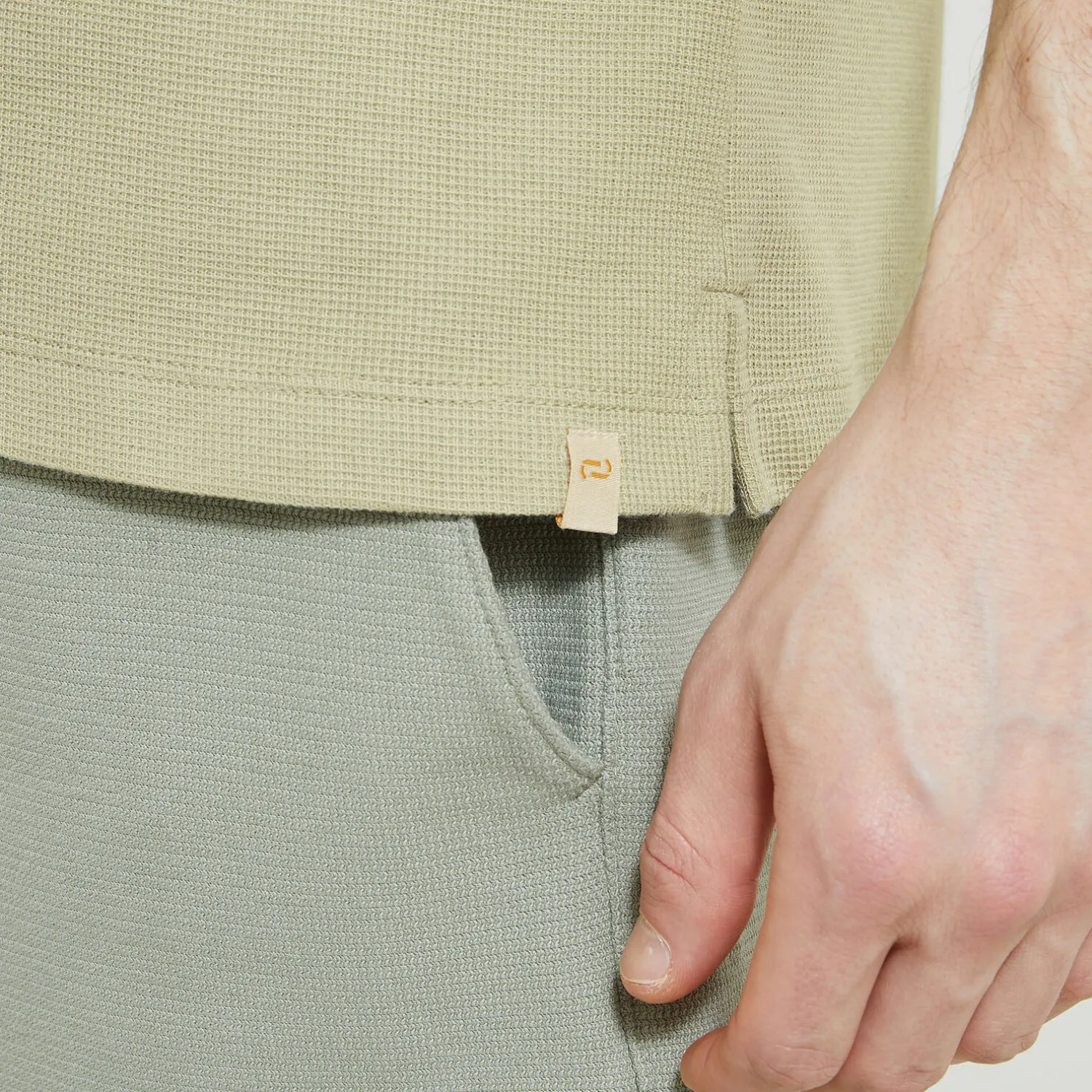 Jules Tee shirt matière gaufrée- T-shirt