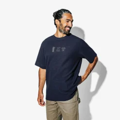 Jules Tee shirt matière gaufrée et broderie- T-shirt