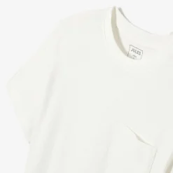 Jules Tee shirt matière éponge col rond- T-shirt