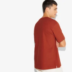 Jules Tee shirt matière éponge col rond- T-shirt