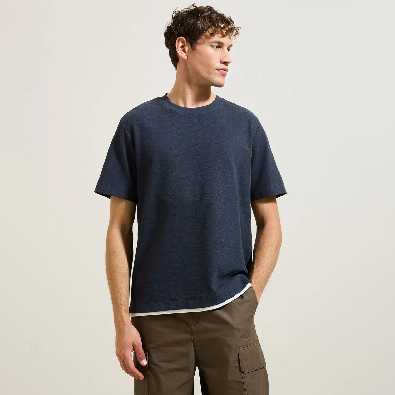 Jules Tee shirt matière reliéfée- T-shirt