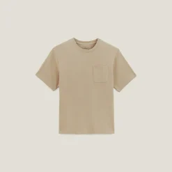 Jules Tee shirt matière texturée col rond- T-shirt