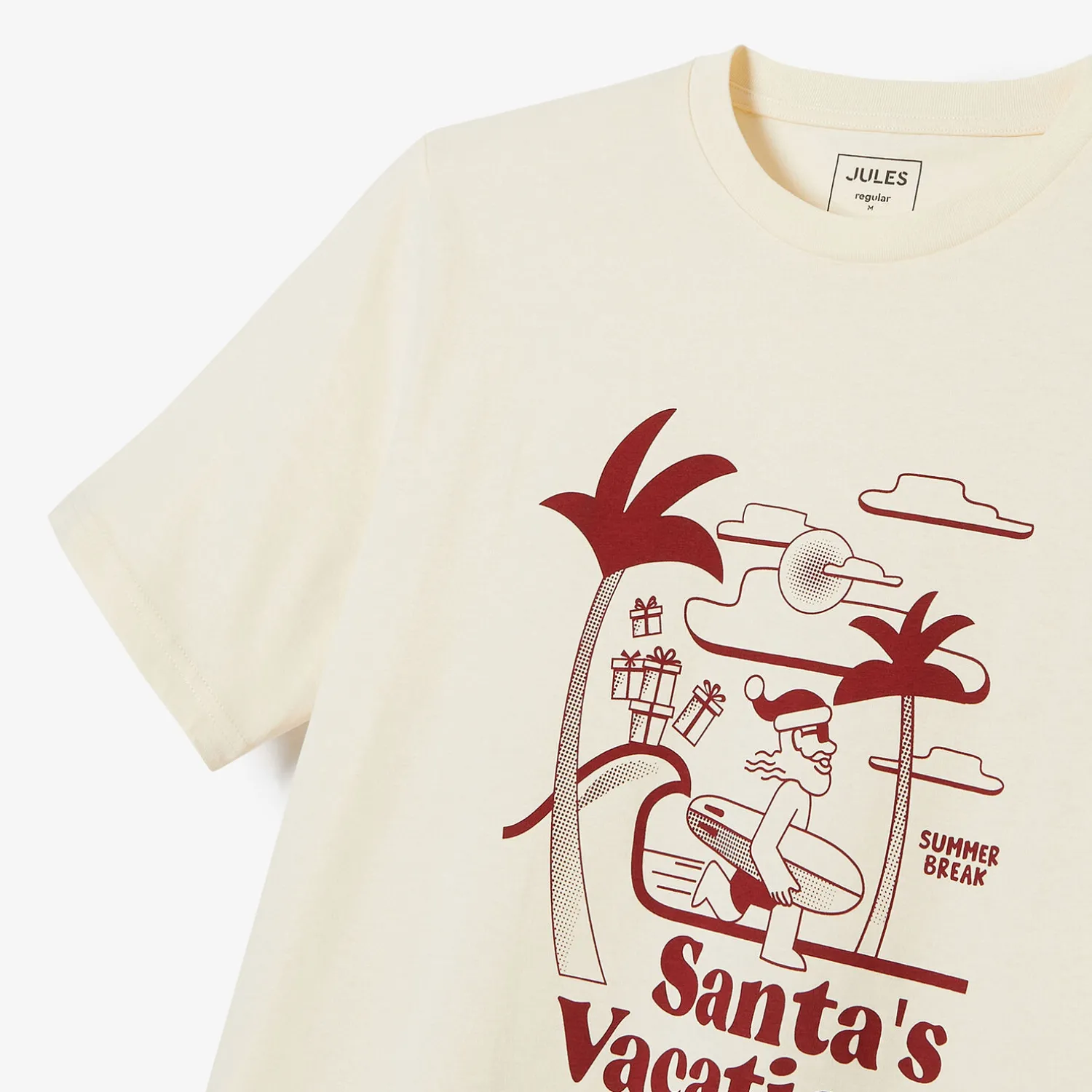 Jules Tee shirt Noël col rond- T-shirt