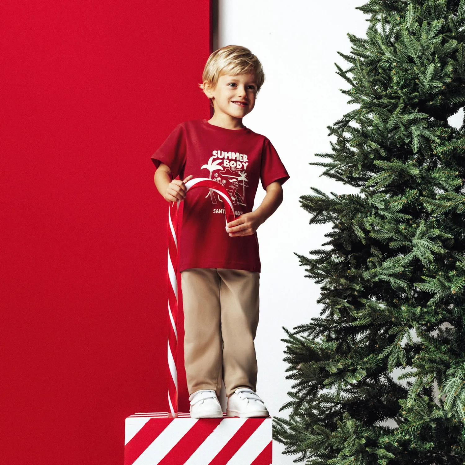 Jules Tee shirt Noël col rond- T-shirt