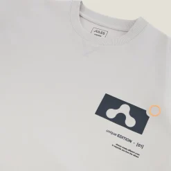 Jules Tee shirt oversize col rond imprimé- T-shirt