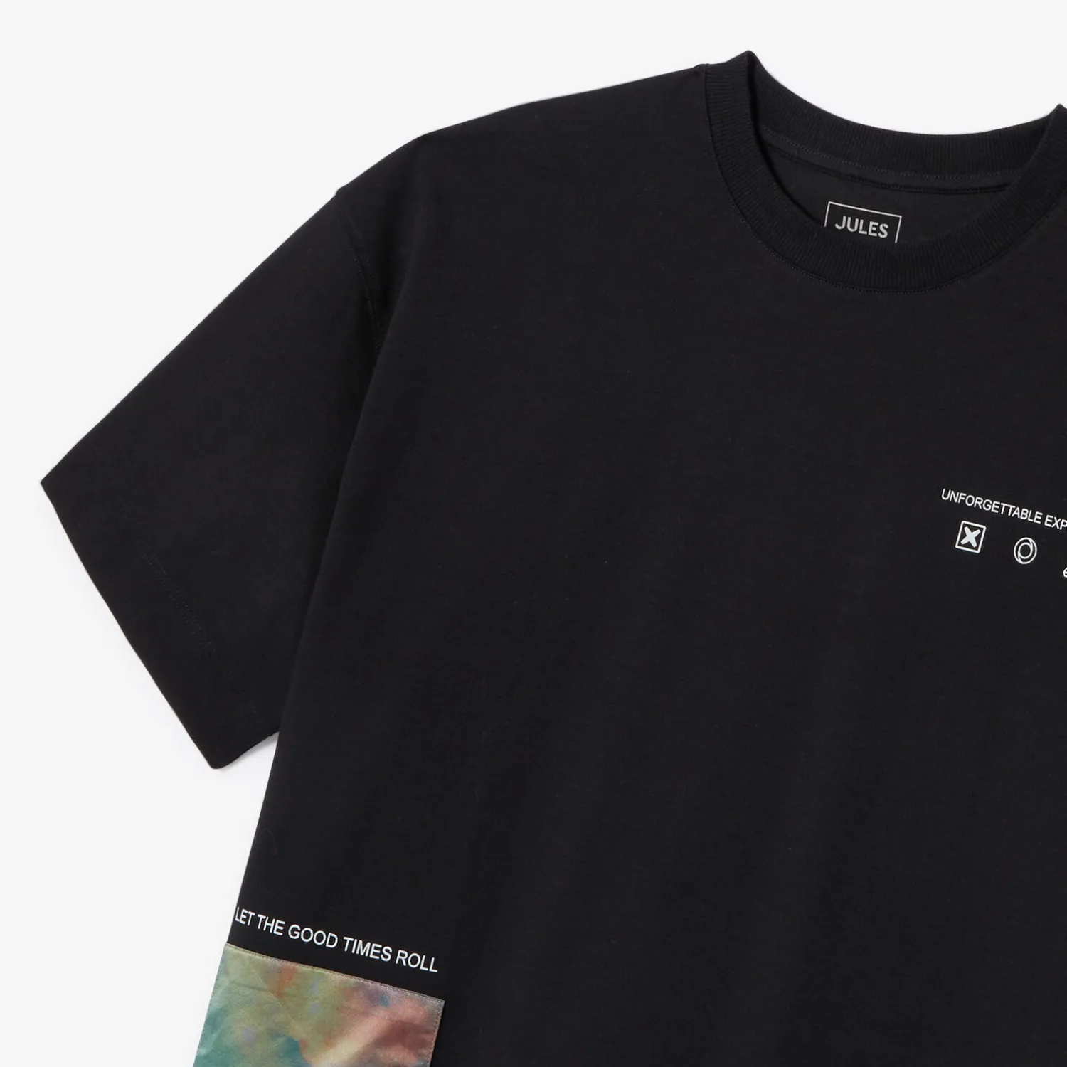 Jules Tee shirt oversize col rond imprimé- T-shirt