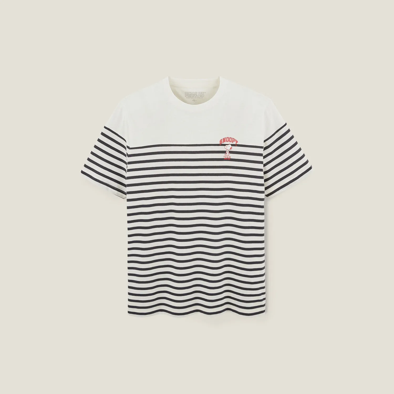 Jules Tee shirt rayé licence Peanuts- T-shirt