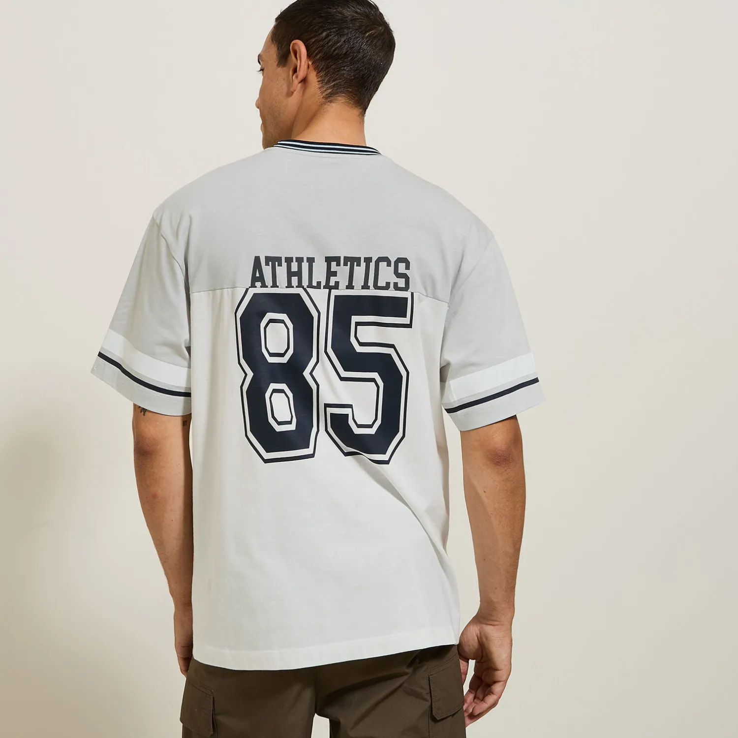 Jules Tee shirt relax imprimé Paris Athletics- T-shirt