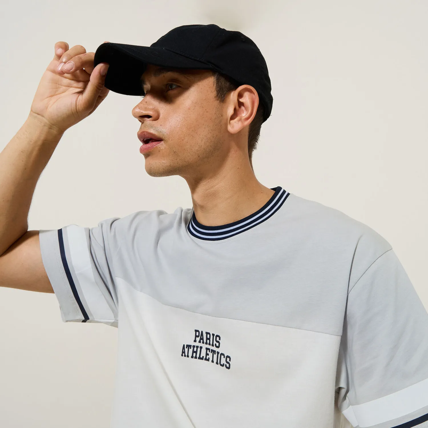 Jules Tee shirt relax imprimé Paris Athletics- T-shirt