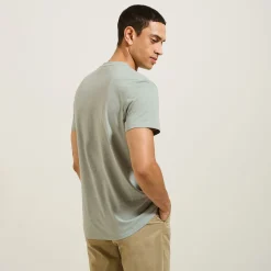 Jules Tee shirt slim col tunisien- T-shirt