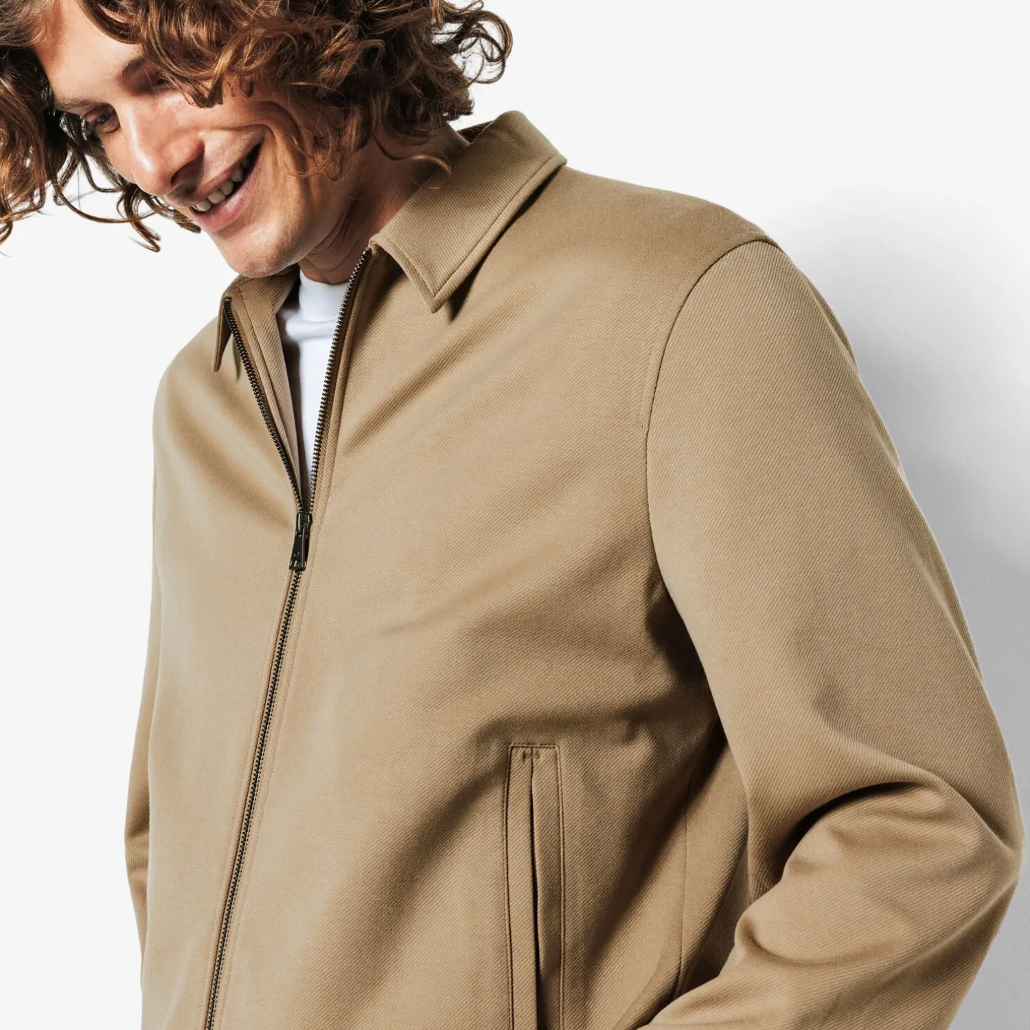 Jules Veste col chemise zippée- Veste De Costume & Blazer|Veste Costume & Blazer