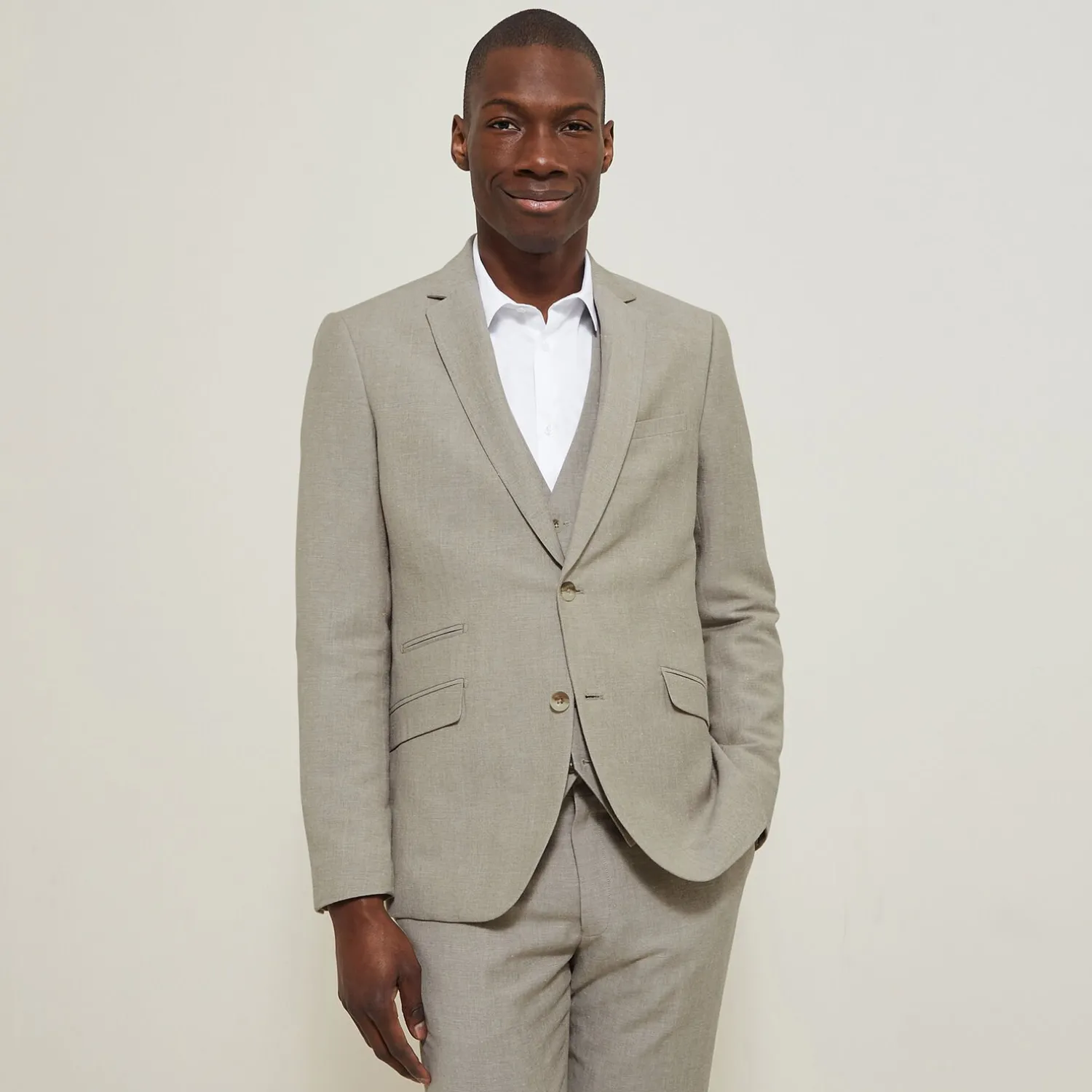 Jules Veste de costume contenant du lin slim- Collection Mariage|Veste De Costume & Blazer