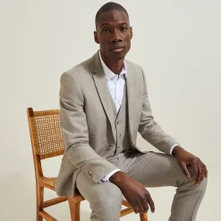 Jules Veste de costume contenant du lin slim- Collection Mariage|Veste De Costume & Blazer