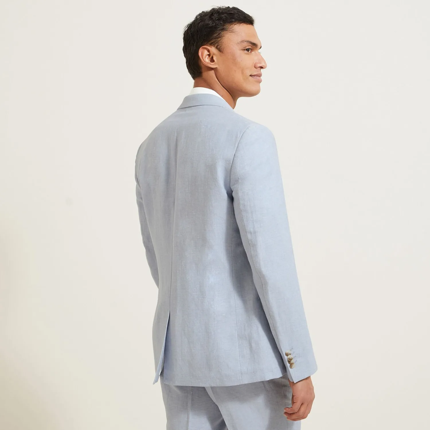 Jules Veste de costume contenant du lin slim- Collection Mariage|Costume Lin