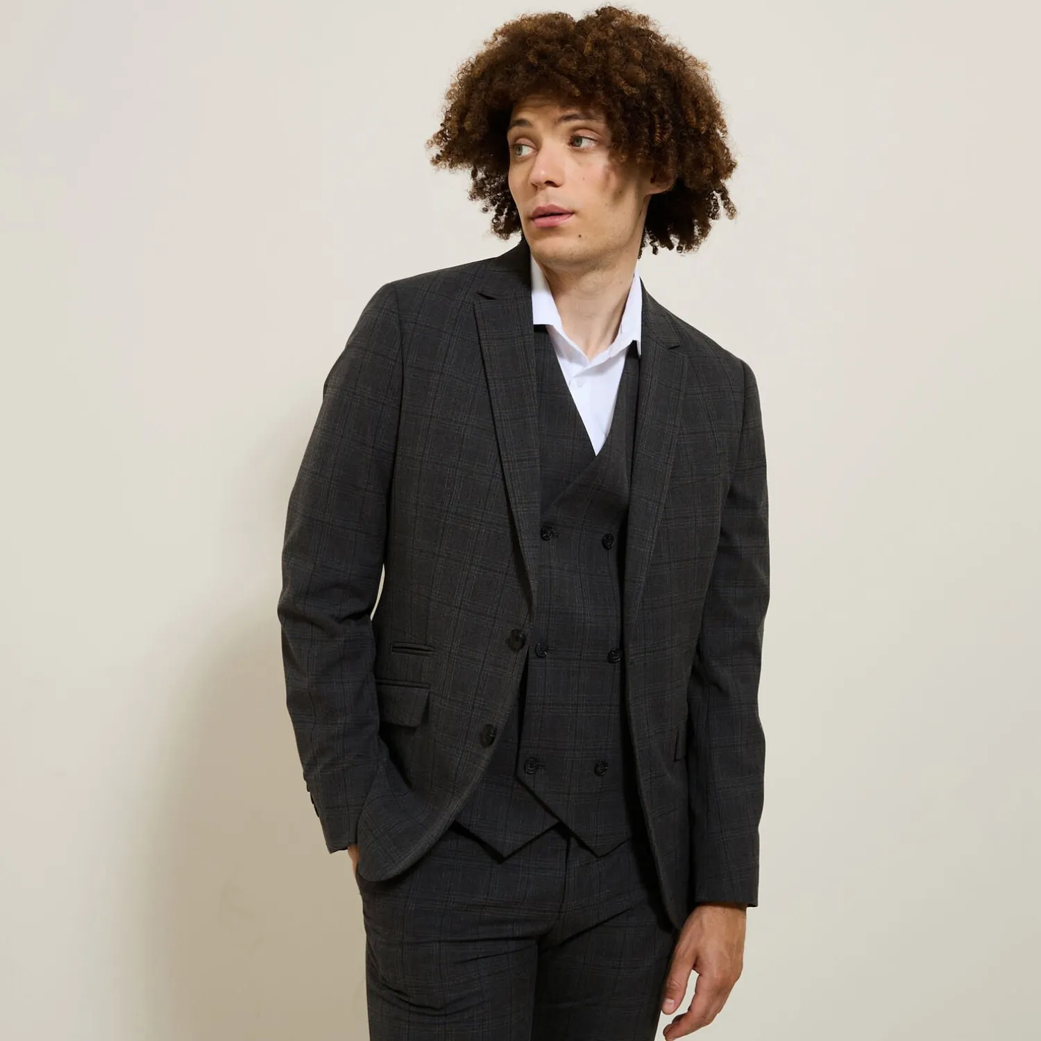 Jules Veste de costume slim à carreaux- Veste De Costume & Blazer|Veste Costume & Blazer