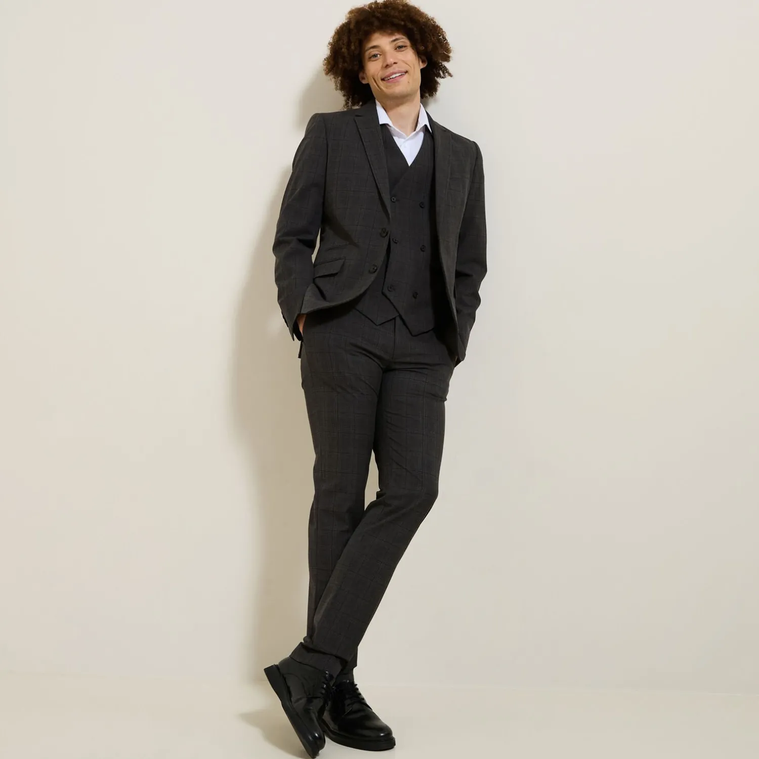 Jules Veste de costume slim à carreaux- Veste De Costume & Blazer|Veste Costume & Blazer