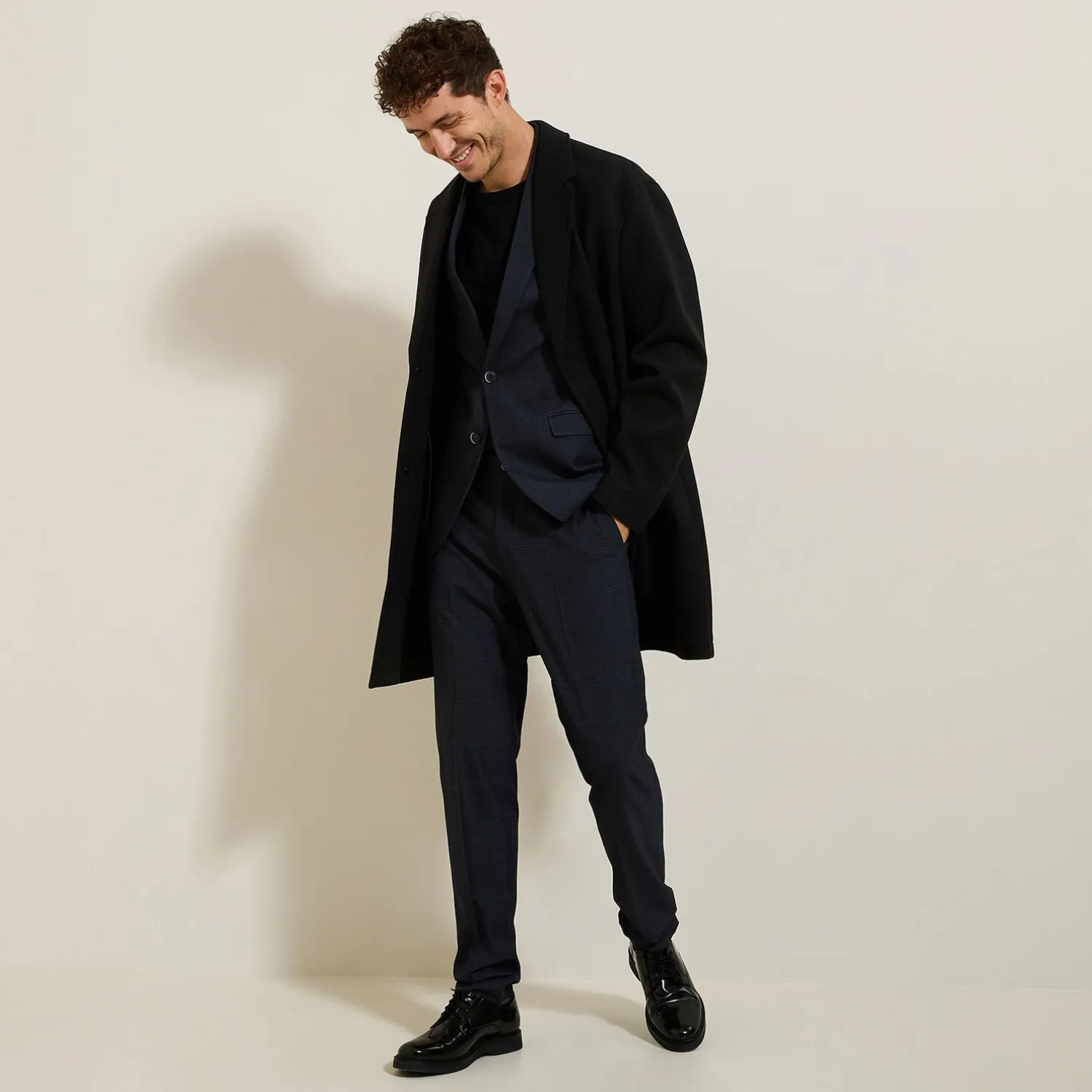 Jules Veste de costume slim bistretch à carreaux- Veste De Costume & Blazer|Veste Costume & Blazer