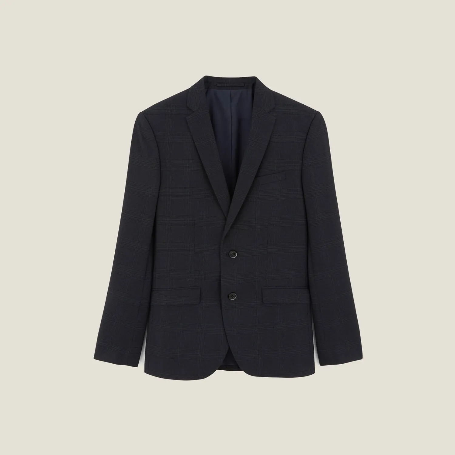 Jules Veste de costume slim bistretch à carreaux- Veste De Costume & Blazer|Veste Costume & Blazer