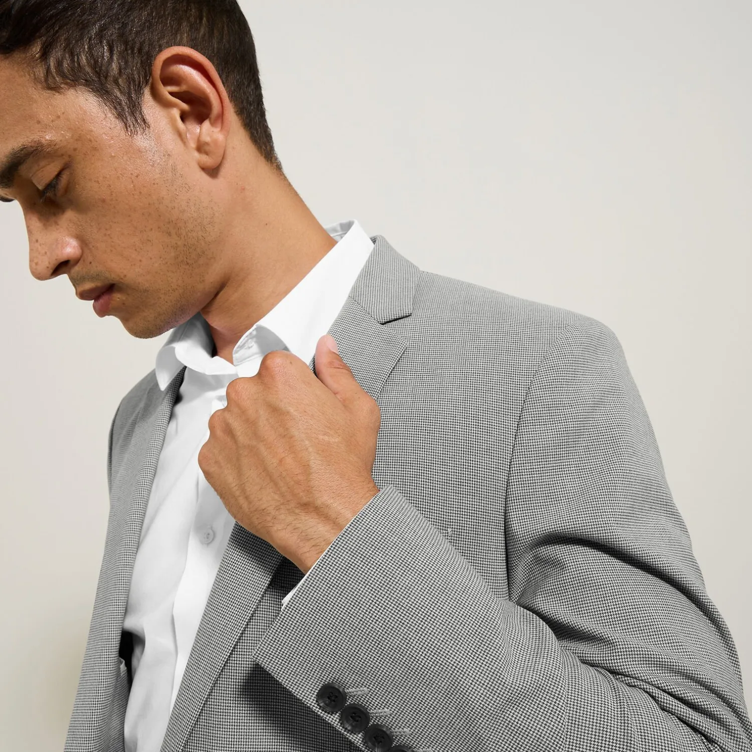 Jules Veste de costume slim pied de puce- Veste De Costume & Blazer|Veste Costume & Blazer