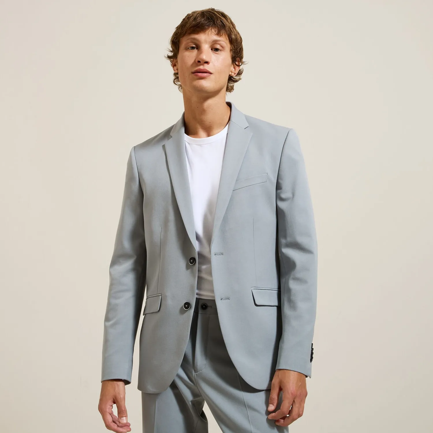 Jules Veste de costume slim twill- Veste De Costume & Blazer|Veste Costume & Blazer