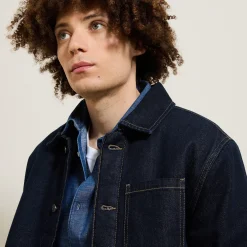 Jules Veste en jean doublée en sherpa- Manteau & Blouson