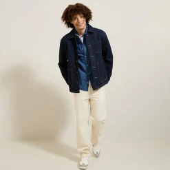 Jules Veste en jean doublée en sherpa- Manteau & Blouson