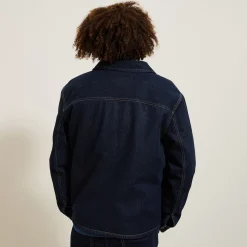 Jules Veste en jean doublée en sherpa- Manteau & Blouson