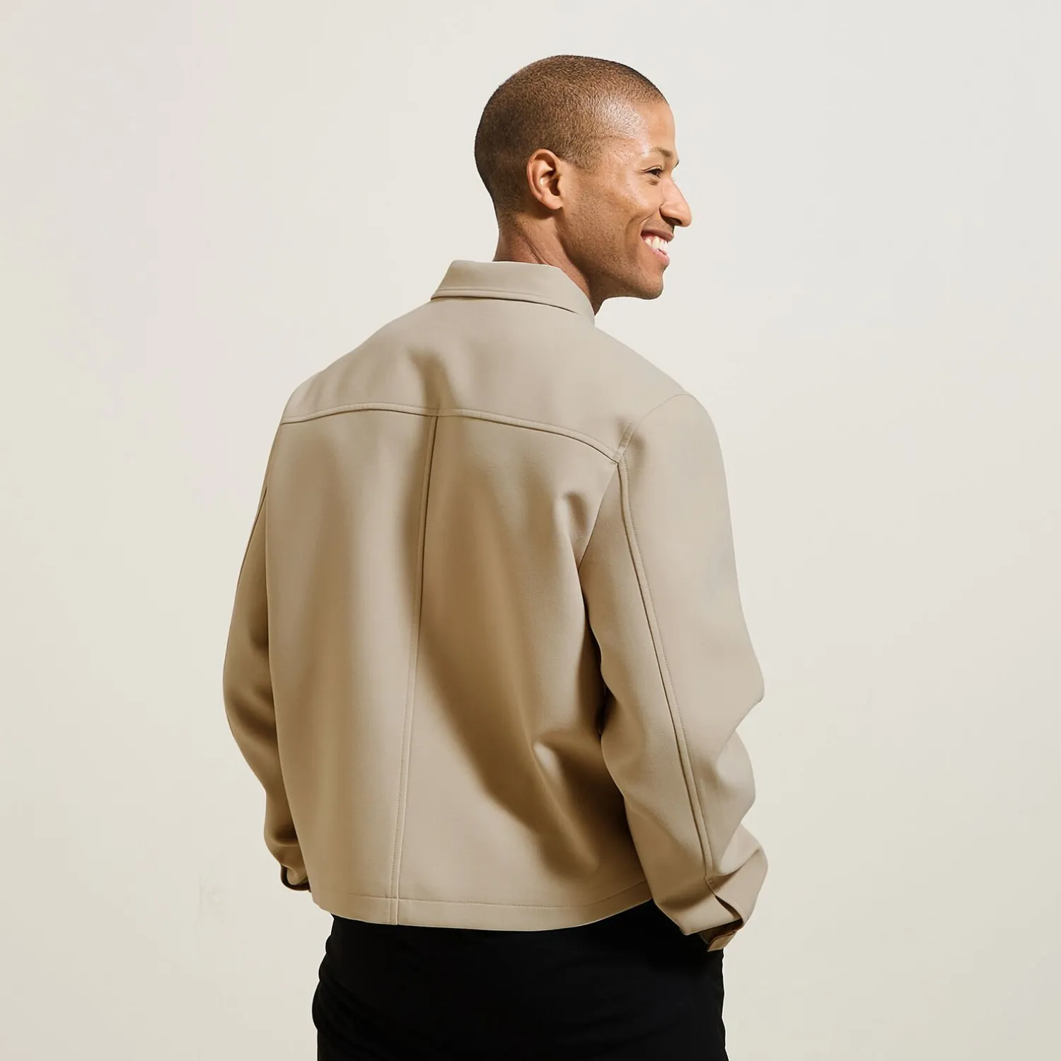 Jules Veste mi-saison zippée col chemise- Smart Casual|Veste De Costume & Blazer