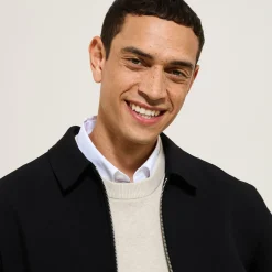 Jules Veste mi-saison zippée col chemise- Smart Casual|Veste De Costume & Blazer