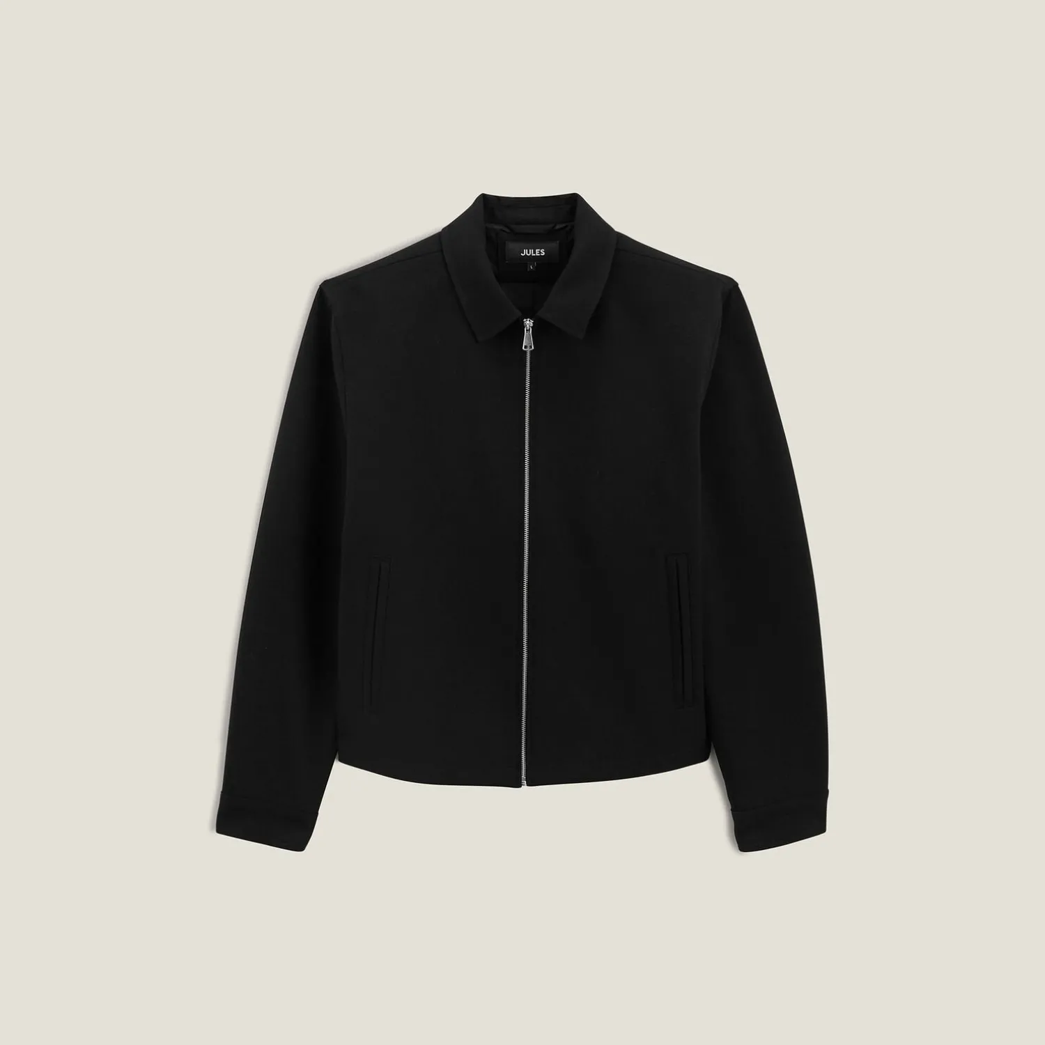 Jules Veste mi-saison zippée col chemise- Smart Casual|Veste De Costume & Blazer