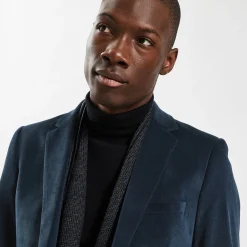 Jules Veste slim en velours- Smart Casual|Veste De Costume & Blazer
