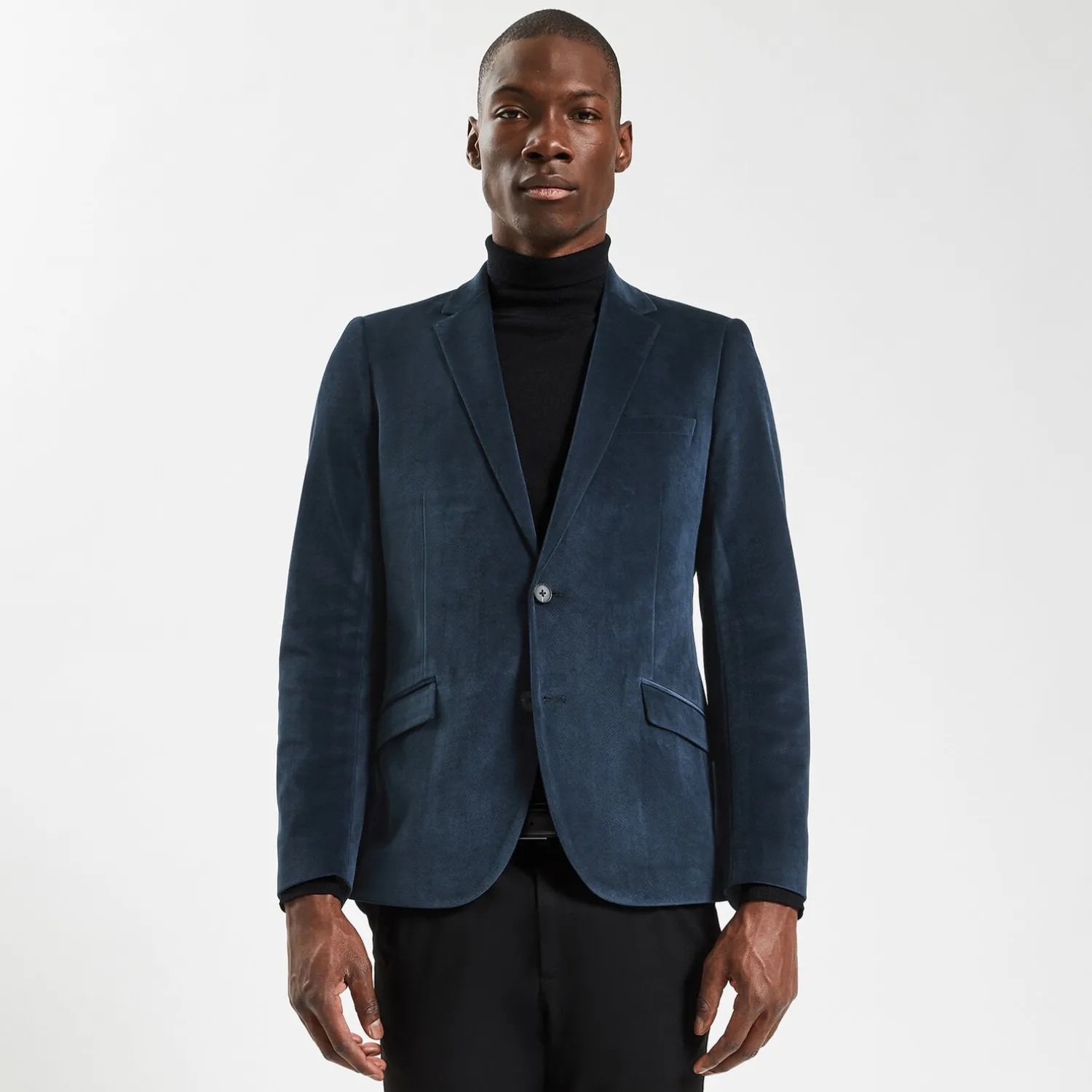 Jules Veste slim en velours- Smart Casual|Veste De Costume & Blazer